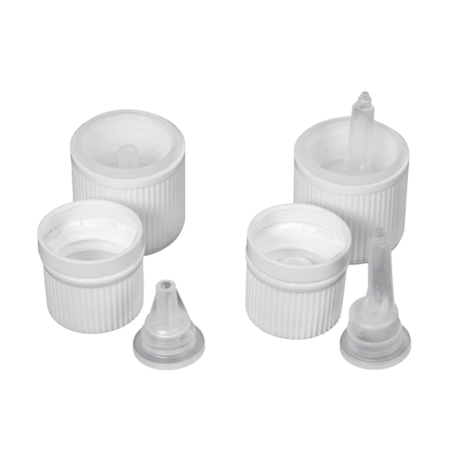 Screw cap with allround dropper white